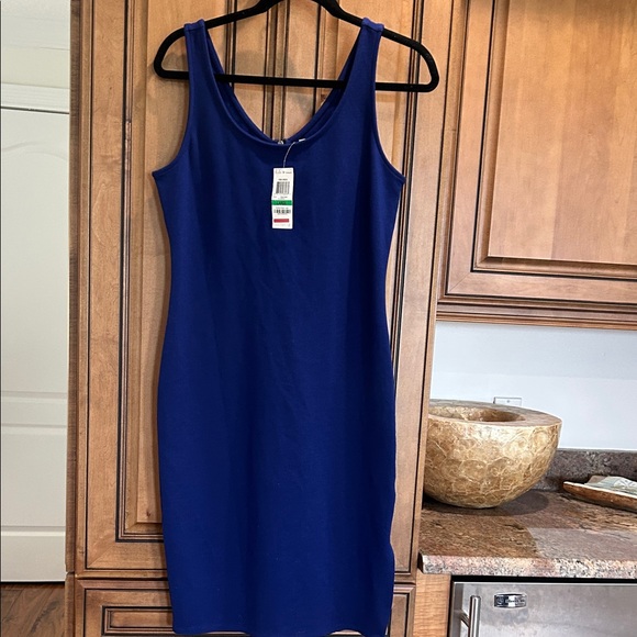Bar III Dresses & Skirts - Bar III Royal Blue Sleeveless Midi Tank Dress